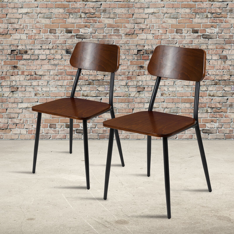 Metal/Wood Restaurant Chairs