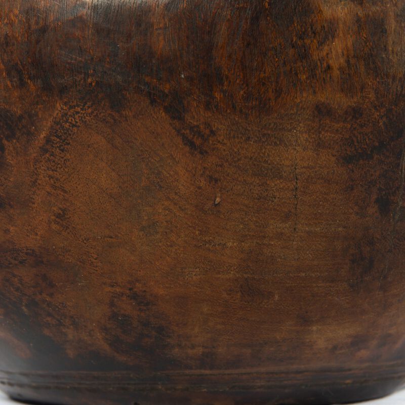 Found Wooden Jar