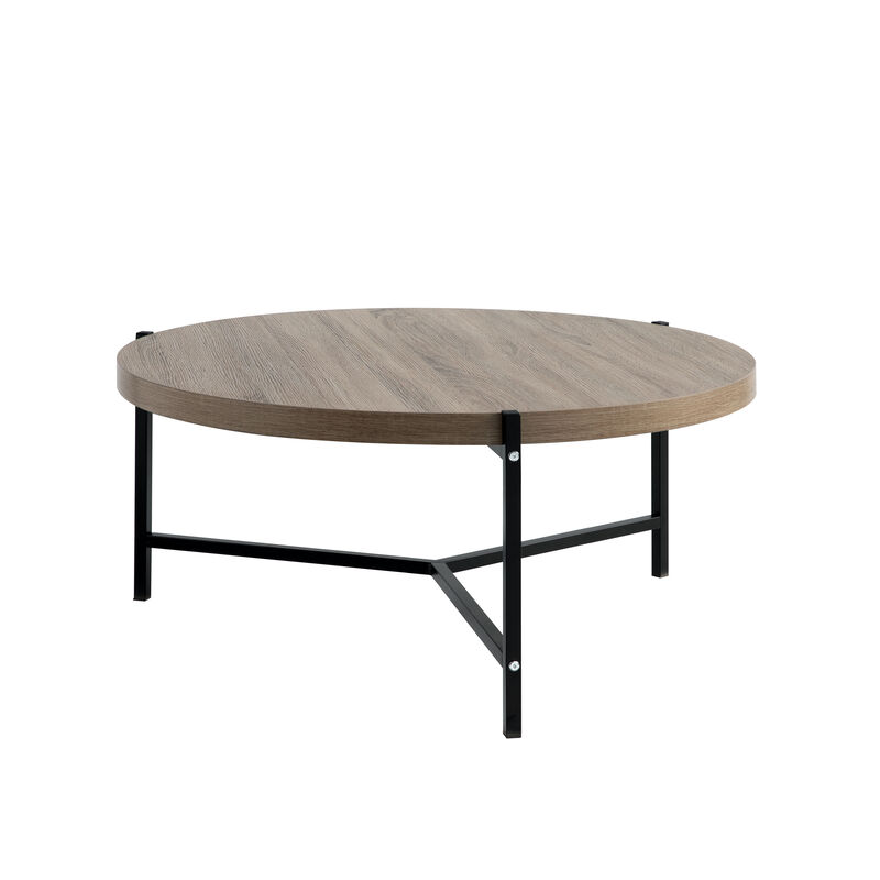 Coffee Table Dark Taupe Black