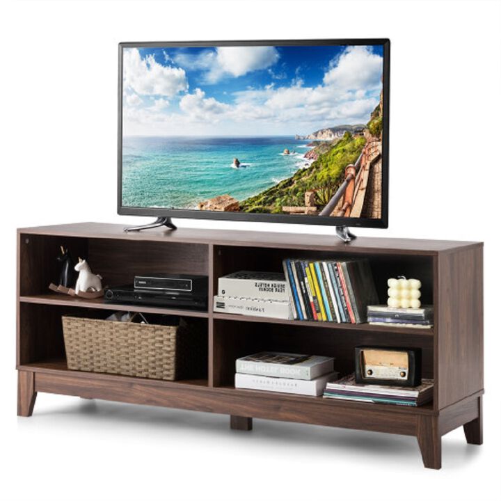 58 Inch Modern Entertainment Media Center Wood TV Stand