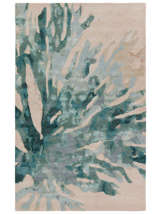 Delray Atoll Green 5' x 8' Rug