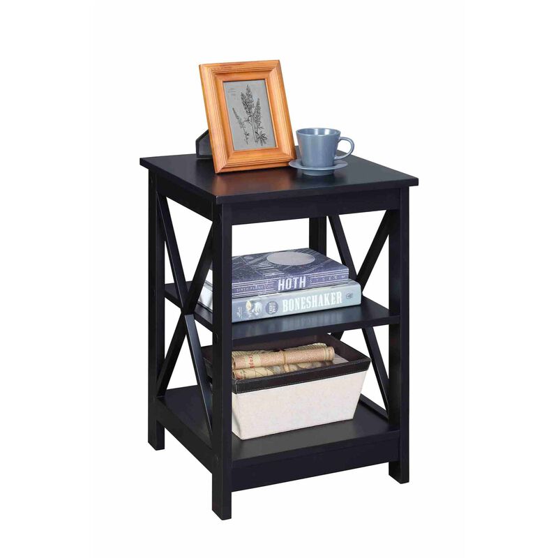 Oxford End Table with Shelves