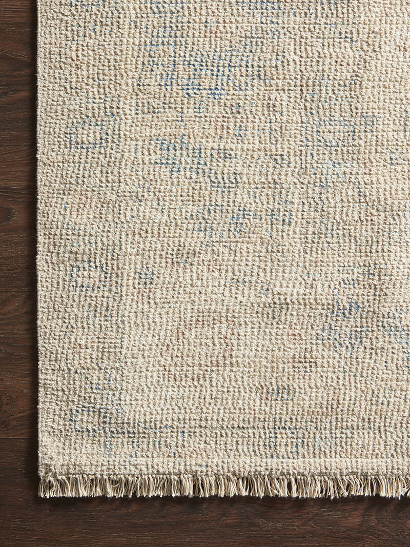 Priya PRY05 Natural/Blue 7'9" x 9'9" Rug