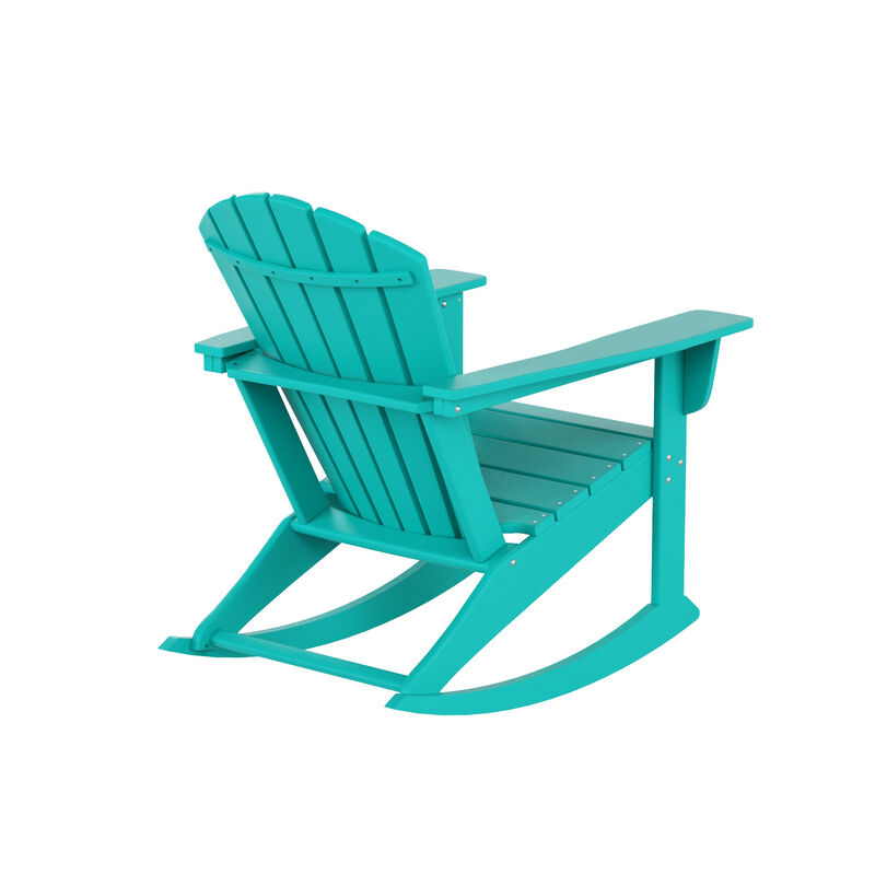 WestinTrends Outdoor Patio Adirondack Rocking Chair
