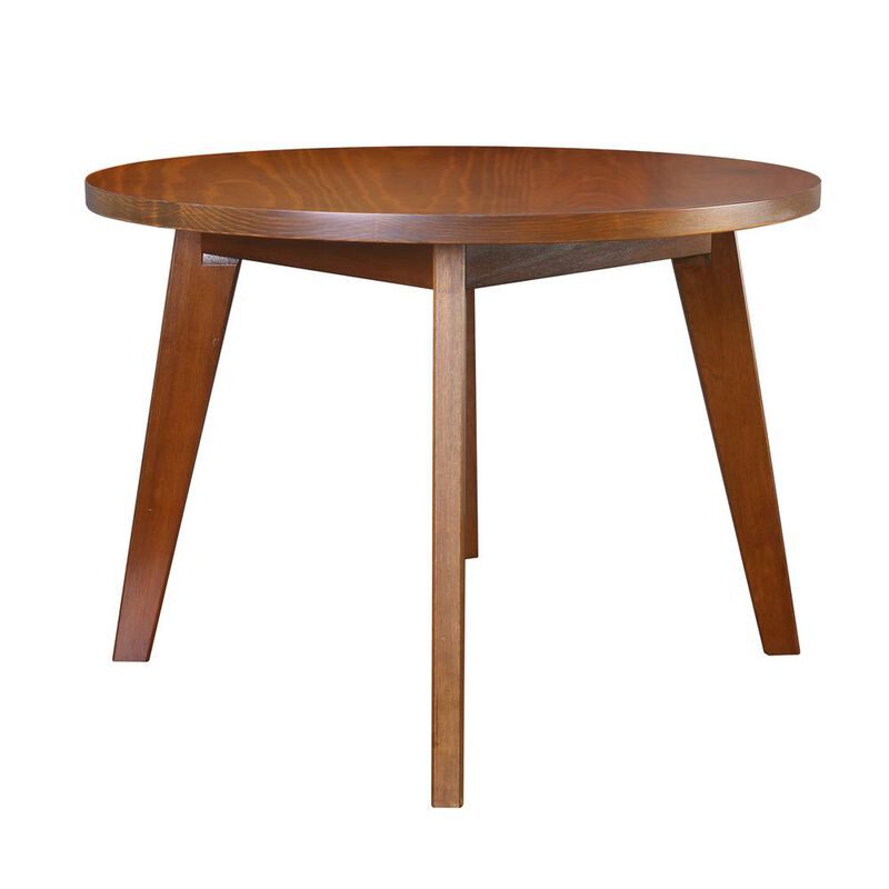 Genuine 24" Round Coffee Table with Solid American Gum - Sweet Oak