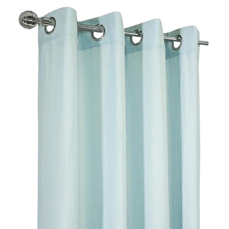 Habitat Harmony Light Filtering Providing Privacy Soft and Relaxed Feel in Room Grommet Curtain Panel Sky Blue