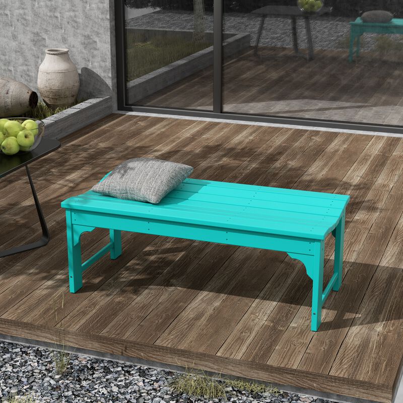 WestinTrends Backless All-Weather Outdoor Bench