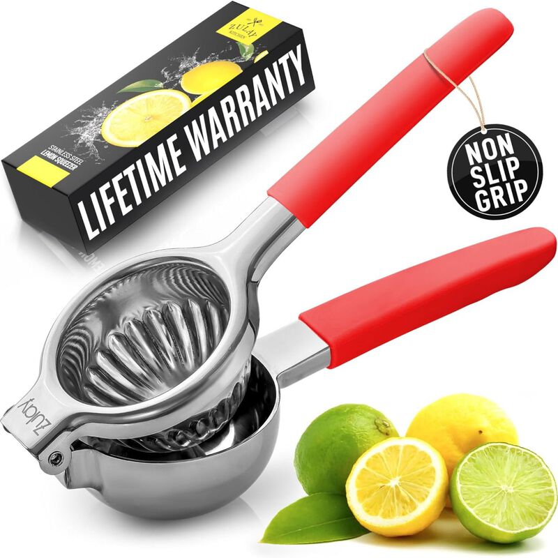 Manual Citrus Press Juicer and Lime Squeezer Stainless Steel