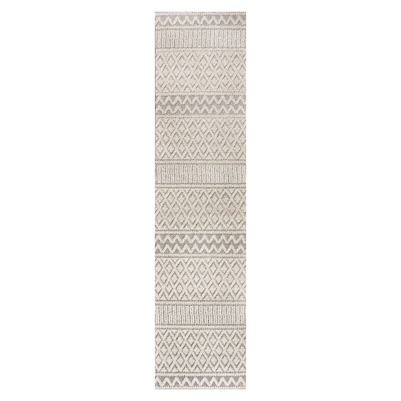 Ormond High-Low Modern Trellis Geometric Area Rug