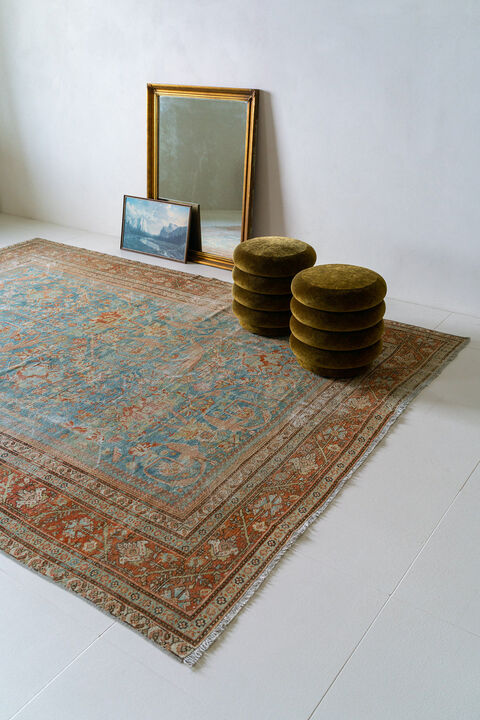 District Loom Antique Mustafi Mahal rug-Marie