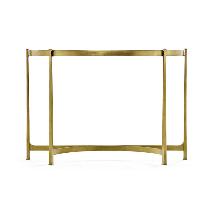 Luxe Large Half Moon Console Table