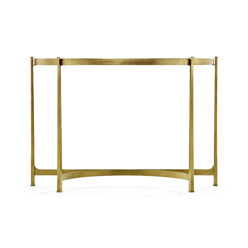 Luxe Large Half Moon Console Table