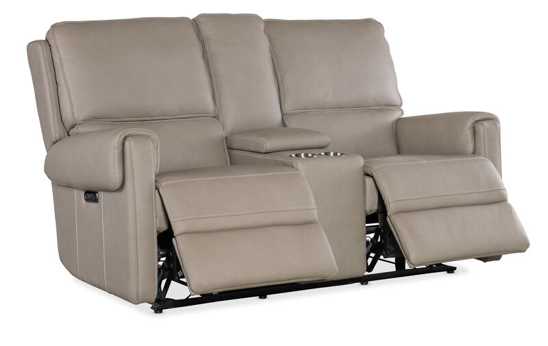 Somers Power Console Loveseat with Power Headrest