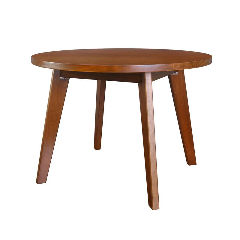 Genuine 24" Round Coffee Table with Solid American Gum - Sweet Oak