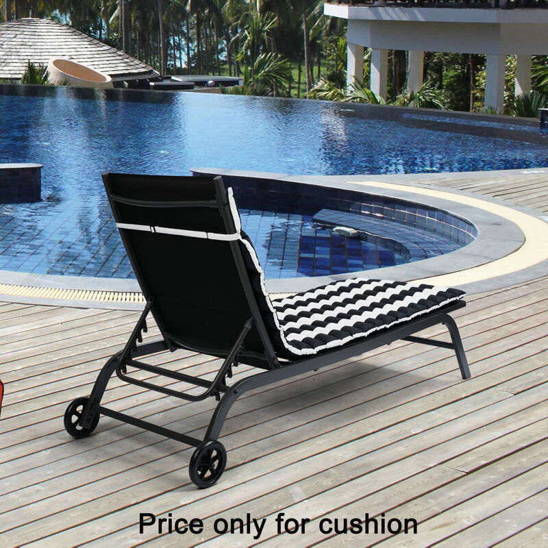 Outdoor Lounge Chair Cushion Set for Patio Furniture