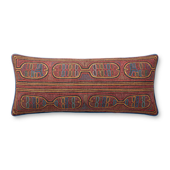 PLL0107 Berry/Multi 13''x35'' Poly Pillow