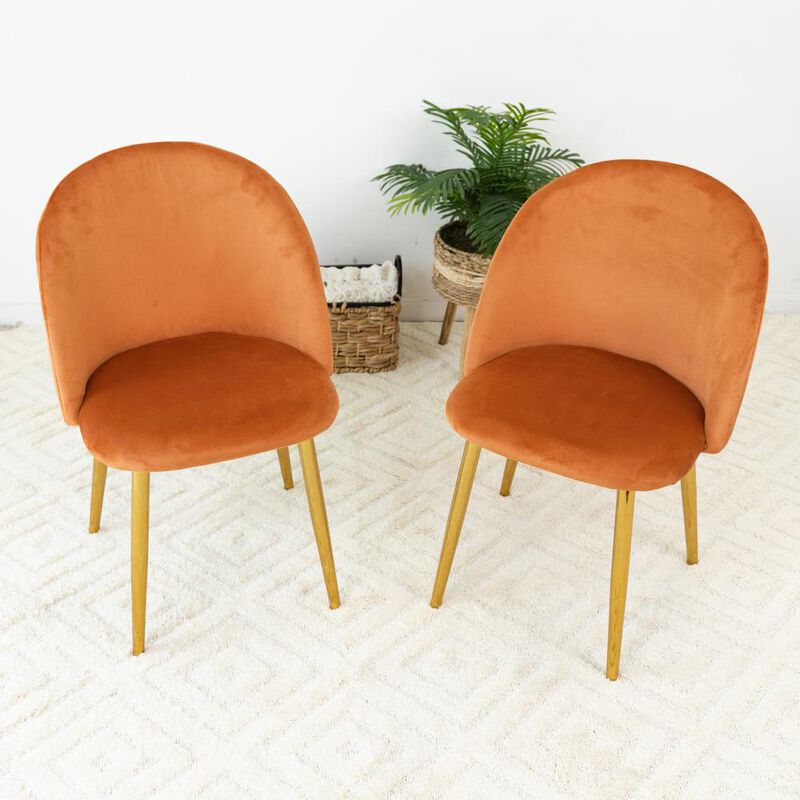 Ashcroft Furniture Co Marion Mid Century Modern Dining Chair (Set of 2)