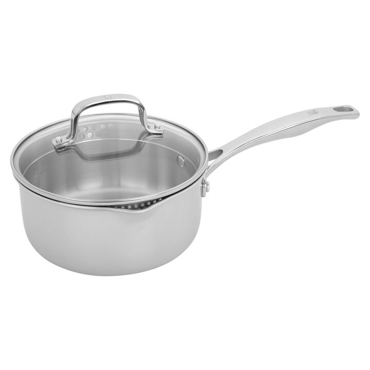 Henckels Clad H3 2-qt Stainless Steel Saucepan with Lid