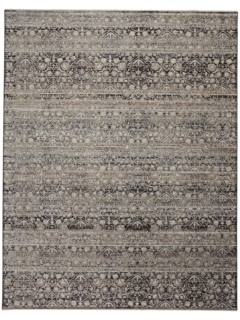 Caprio 3961F Gray/Ivory/Tan 7'10" x 10' Rug