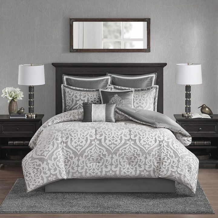 Belen Kox 8-Pieces Jacquard Comforter Set, Belen Kox