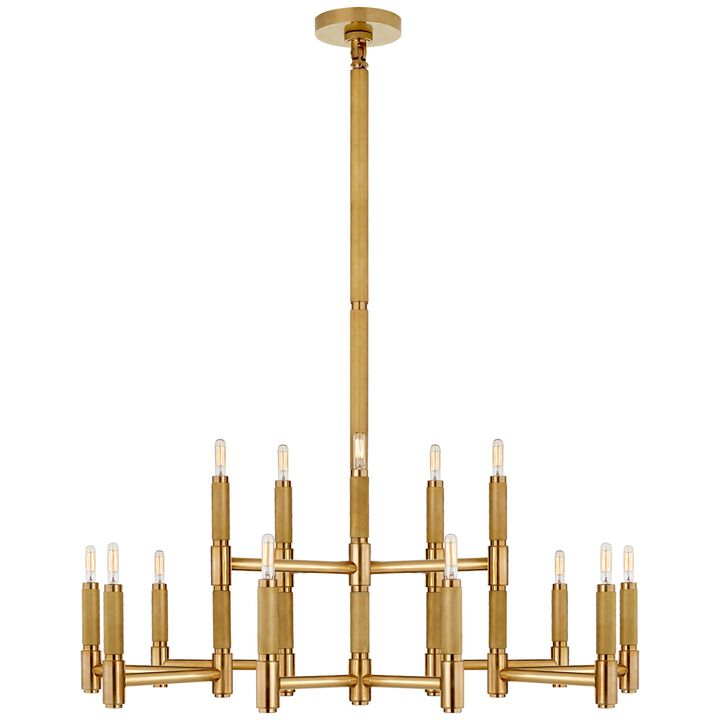 Barrett Lrg Knurled Chandelier