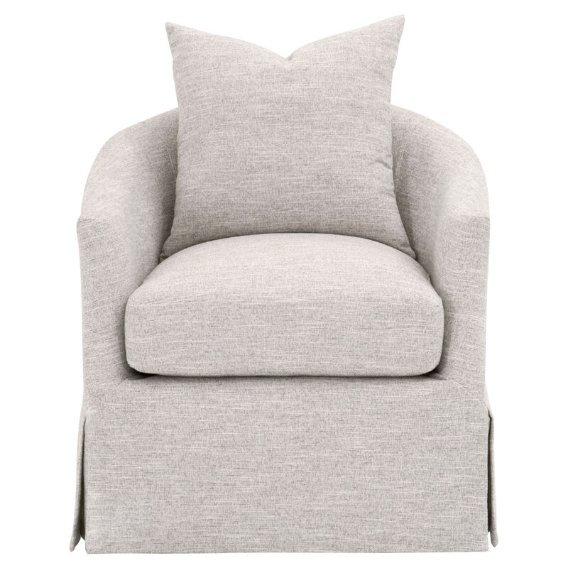 Slipcover Swivel Club Chair