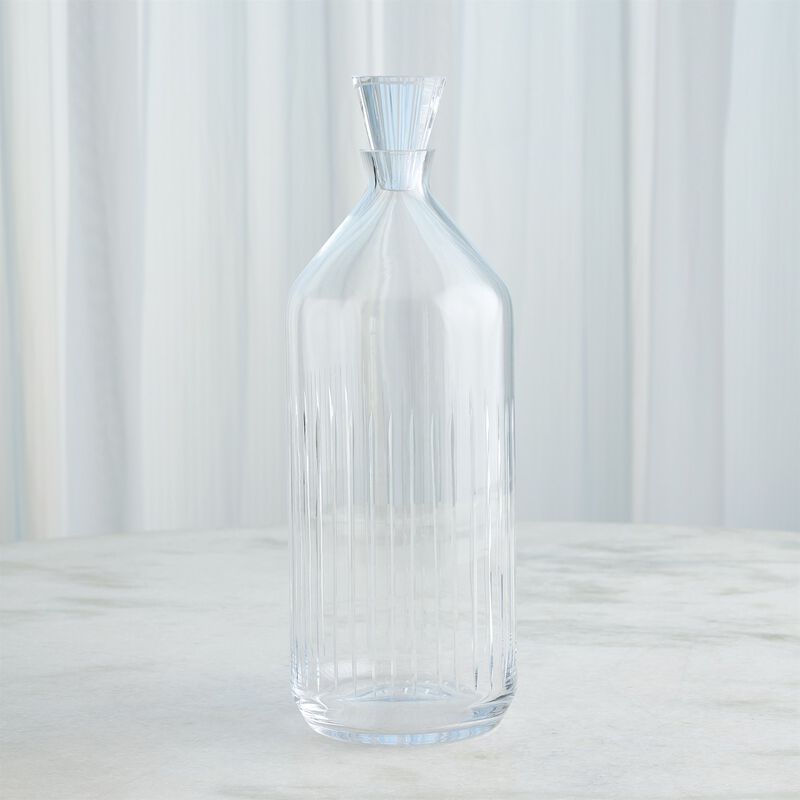 V Cut Decanter-Tall