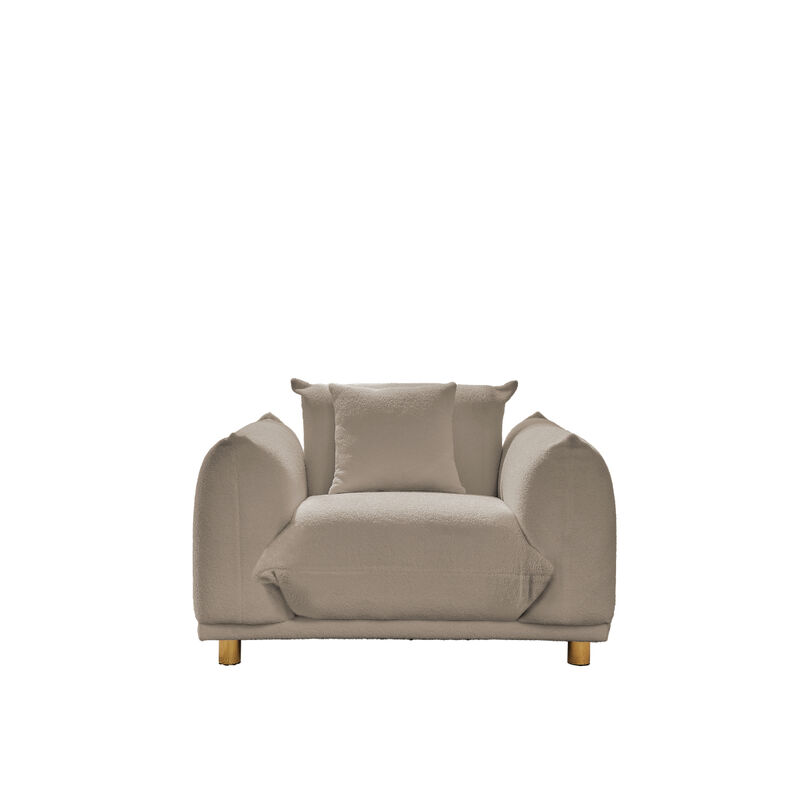 Luxurious Teddy Velvet Sofa - Enhance Your Living Space with Plush Comfort