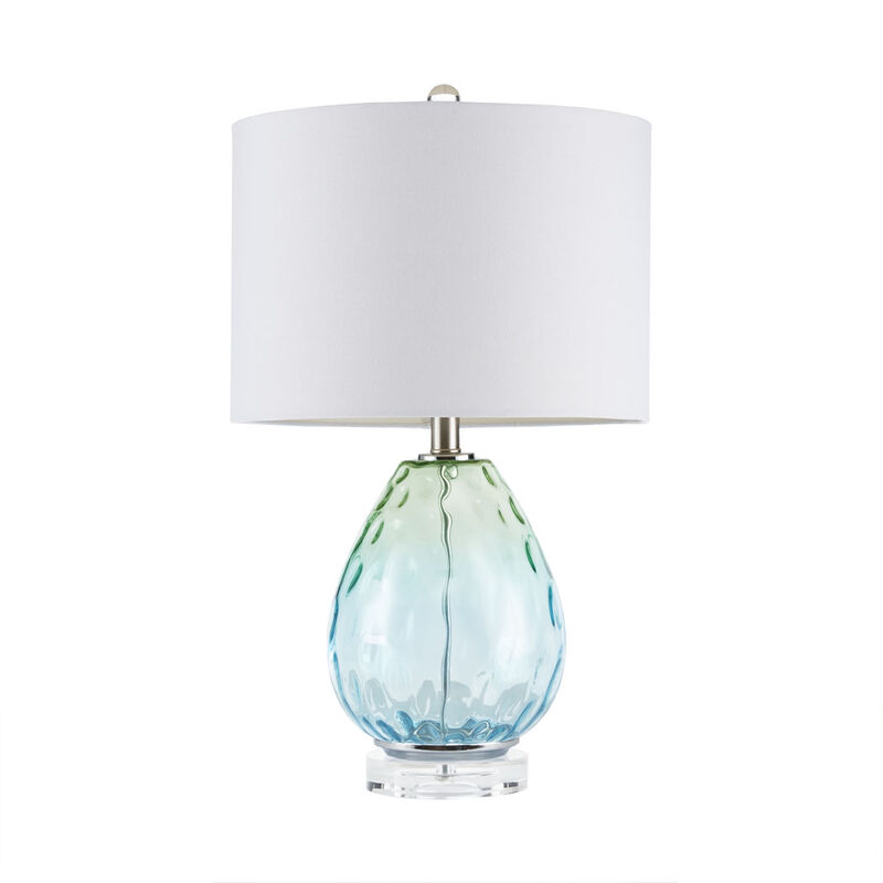 Gracie Mills Montes Ombre Glass Table Lamp