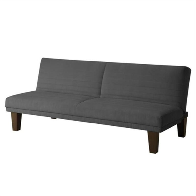 Hivvago Modern Upholstered Microfiber Adjustable Futon Sleeper Sofa