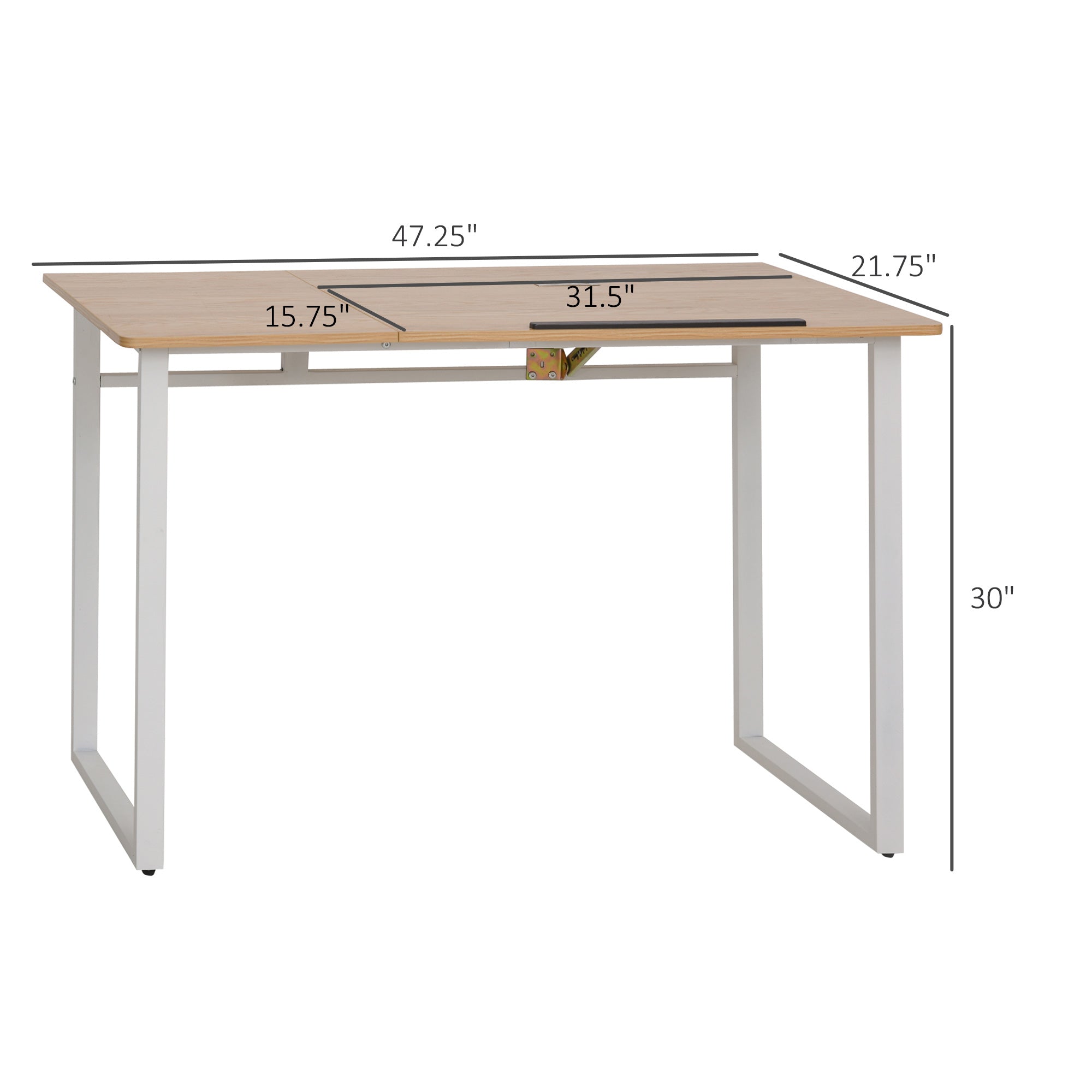 Halifax North America Computer 39.25 High Desk for Small Spaces | Mathis Home