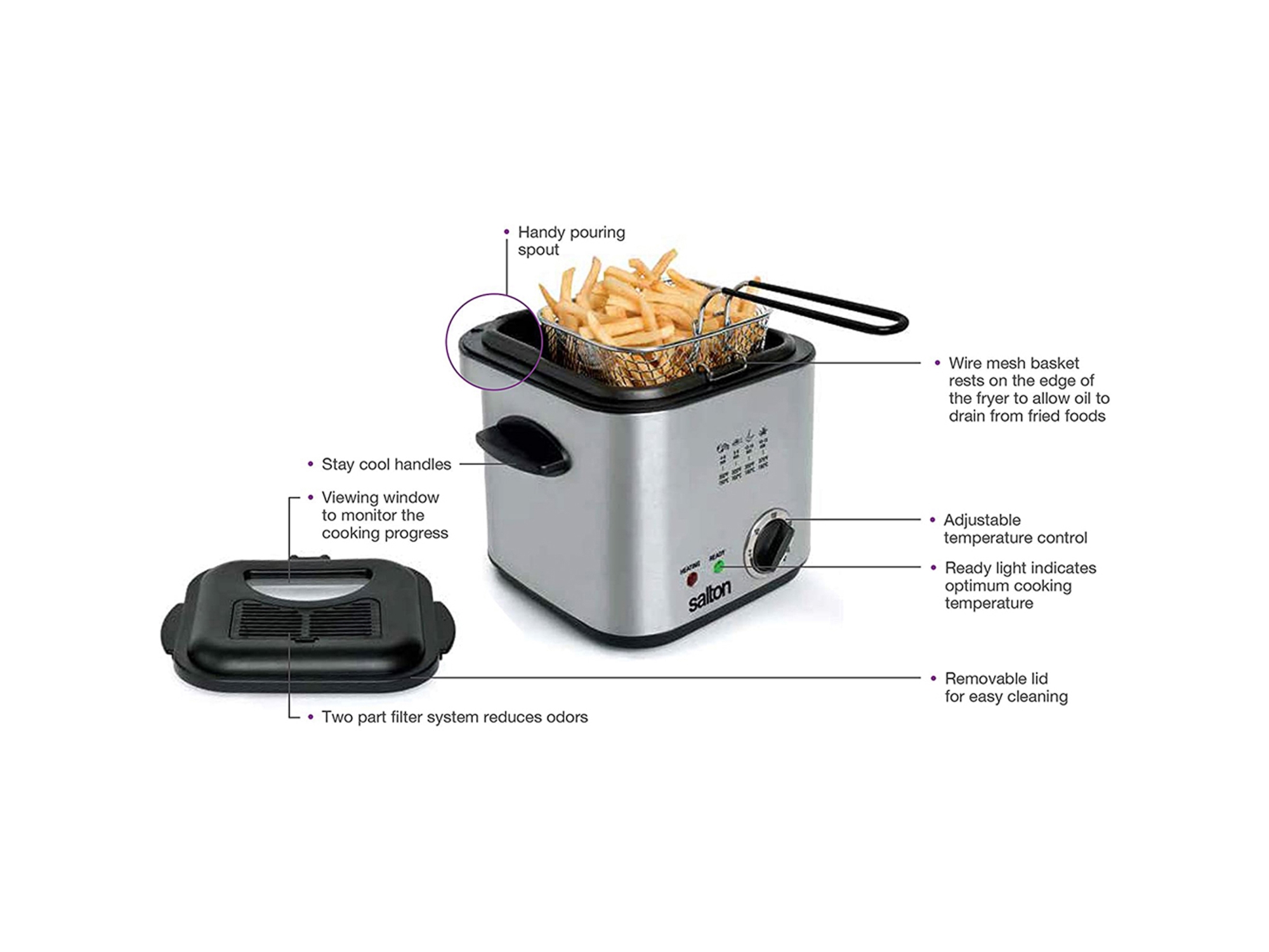 Salton Compact Deep Fryer