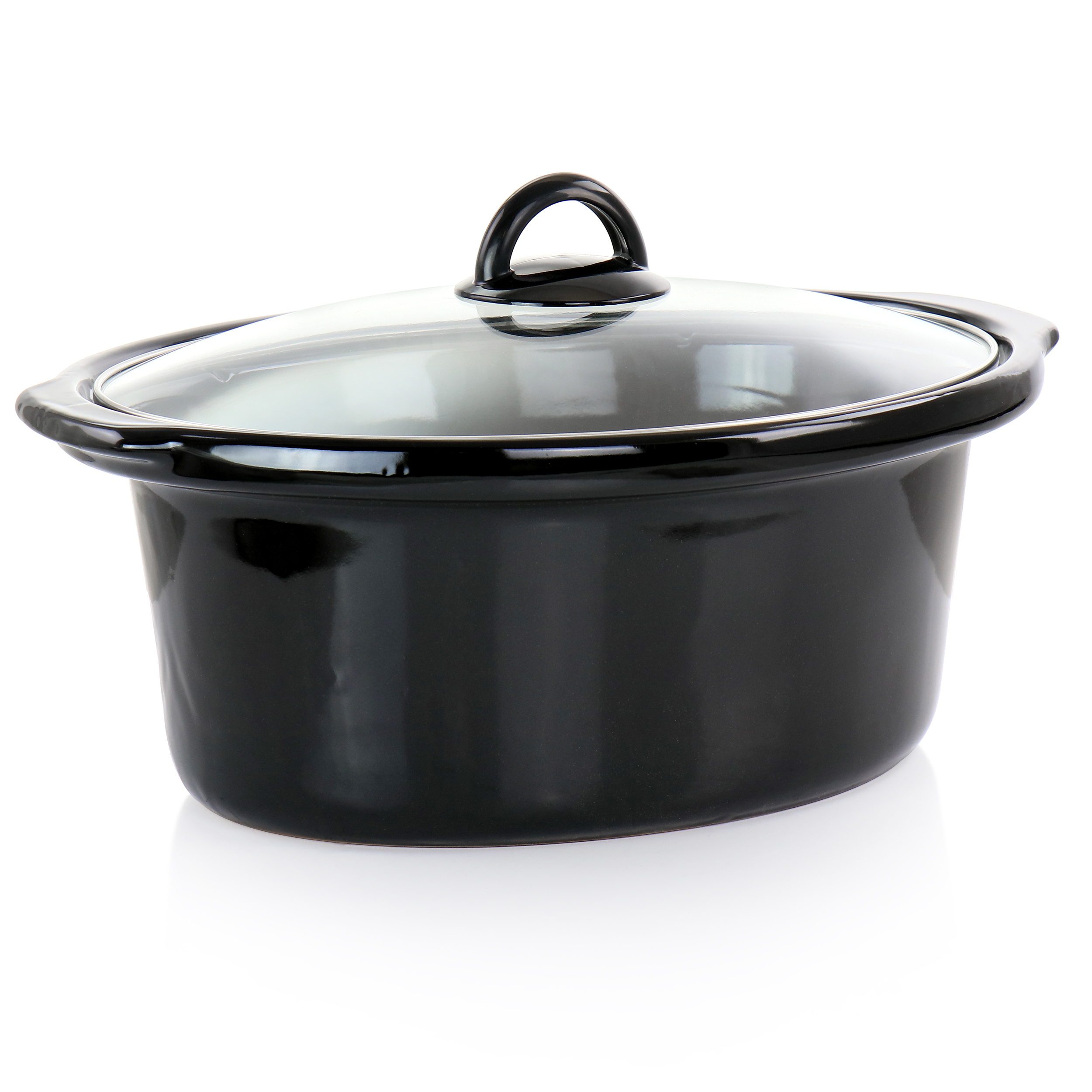 970117929M Better Chef 4 Quart Oval Slow Cooker with Removable