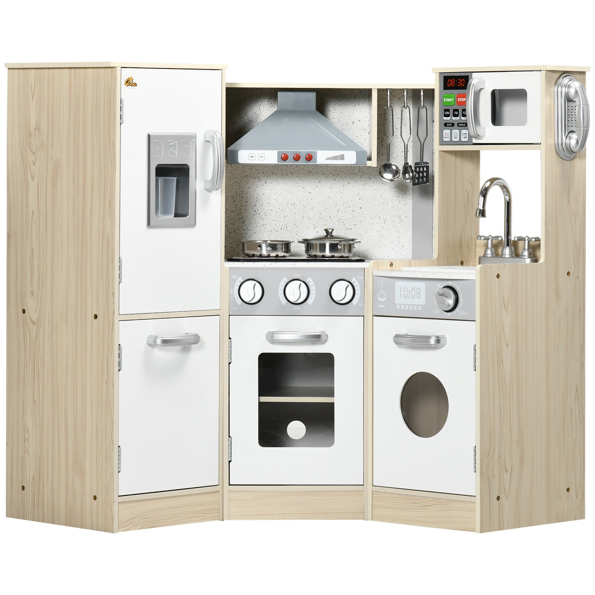 Halifax North America Wooden Play Kitchen with Lights | Mathis Home