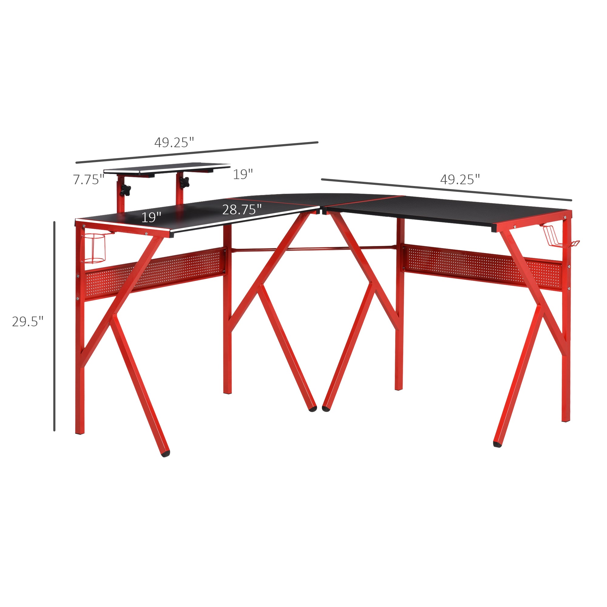 Halifax North America 28.75 High Gaming Desk | Mathis Home