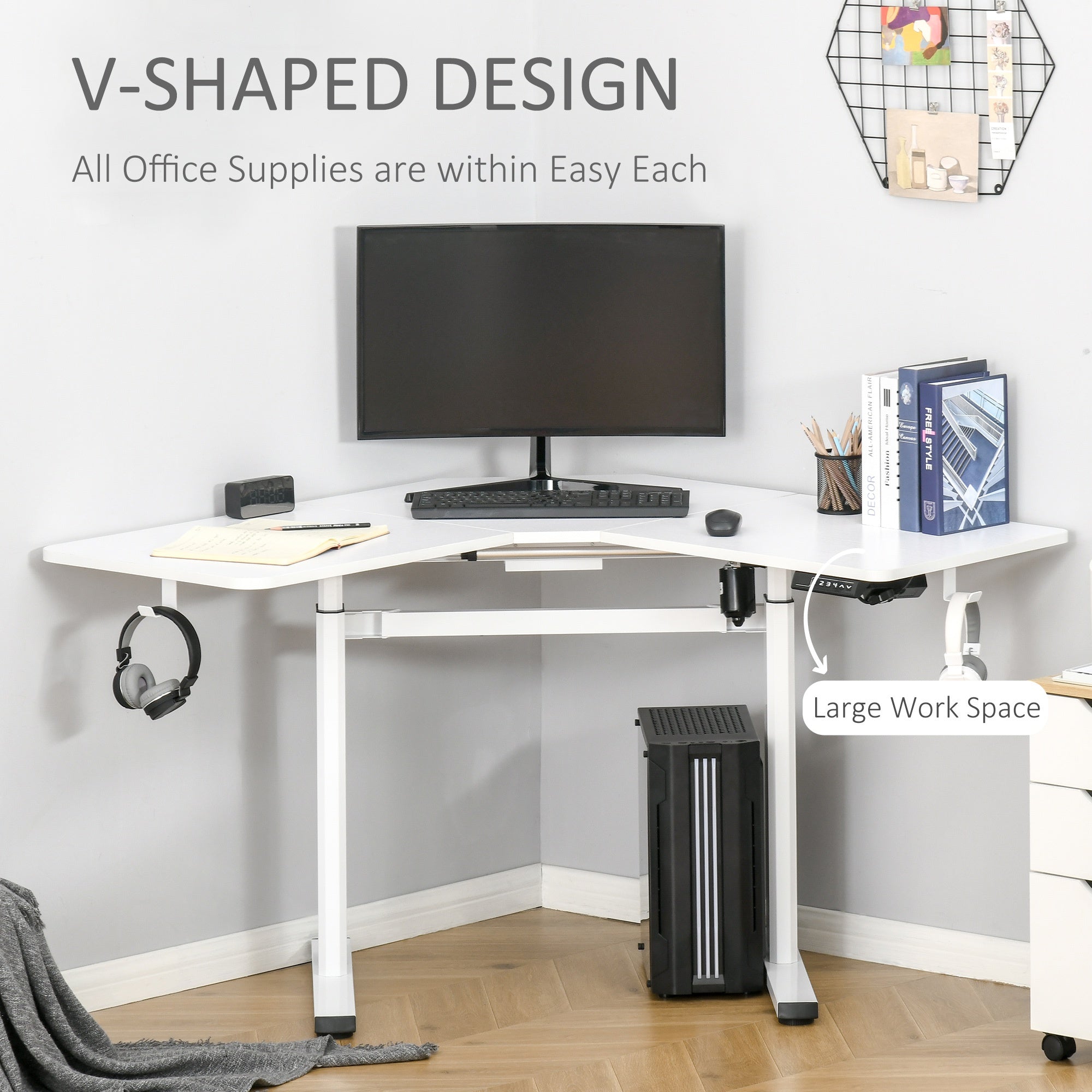 Halifax North America Computer 39.25 High Desk for Small Spaces | Mathis Home