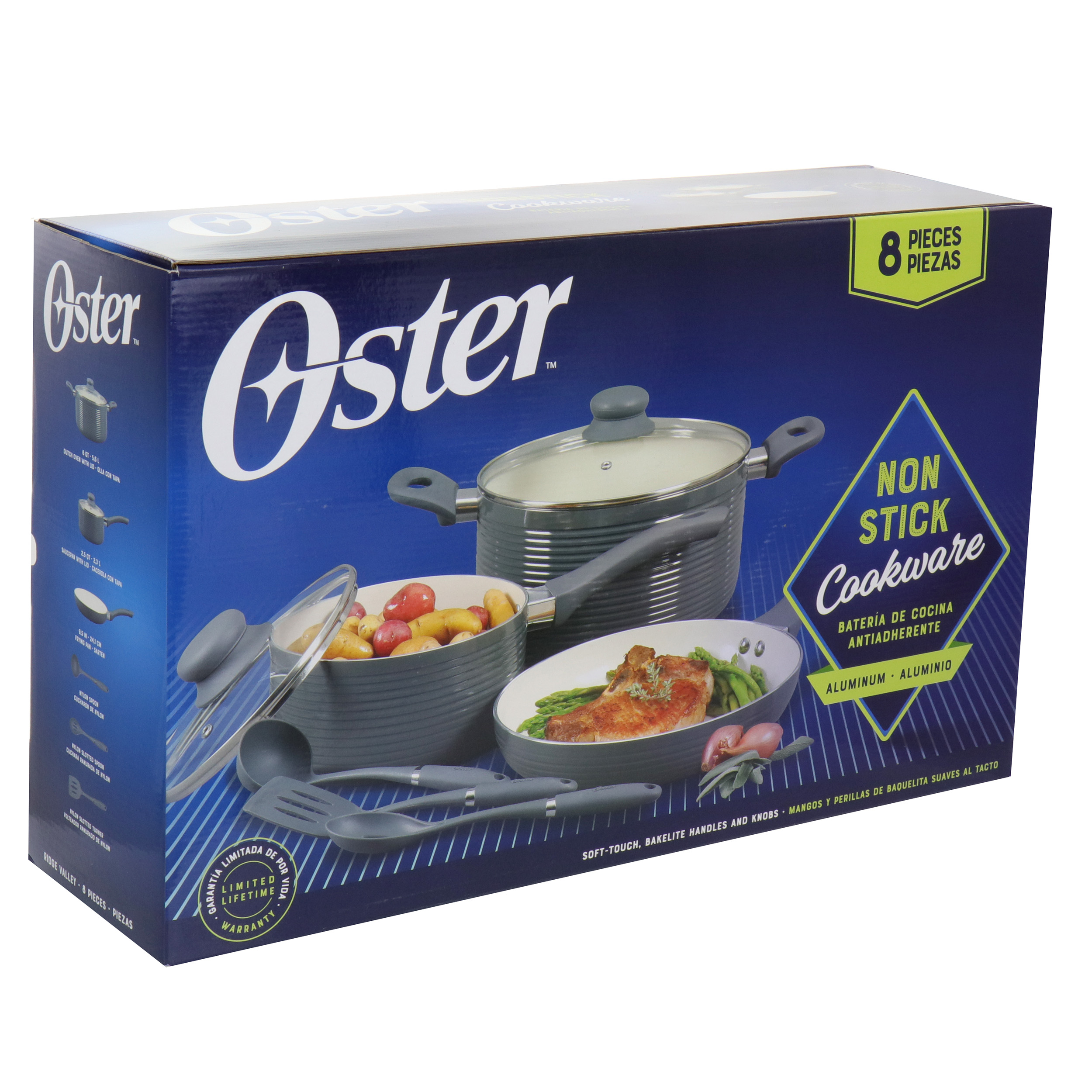 Oster Ridge Valley 12 Aluminum Nonstick Frying Pan