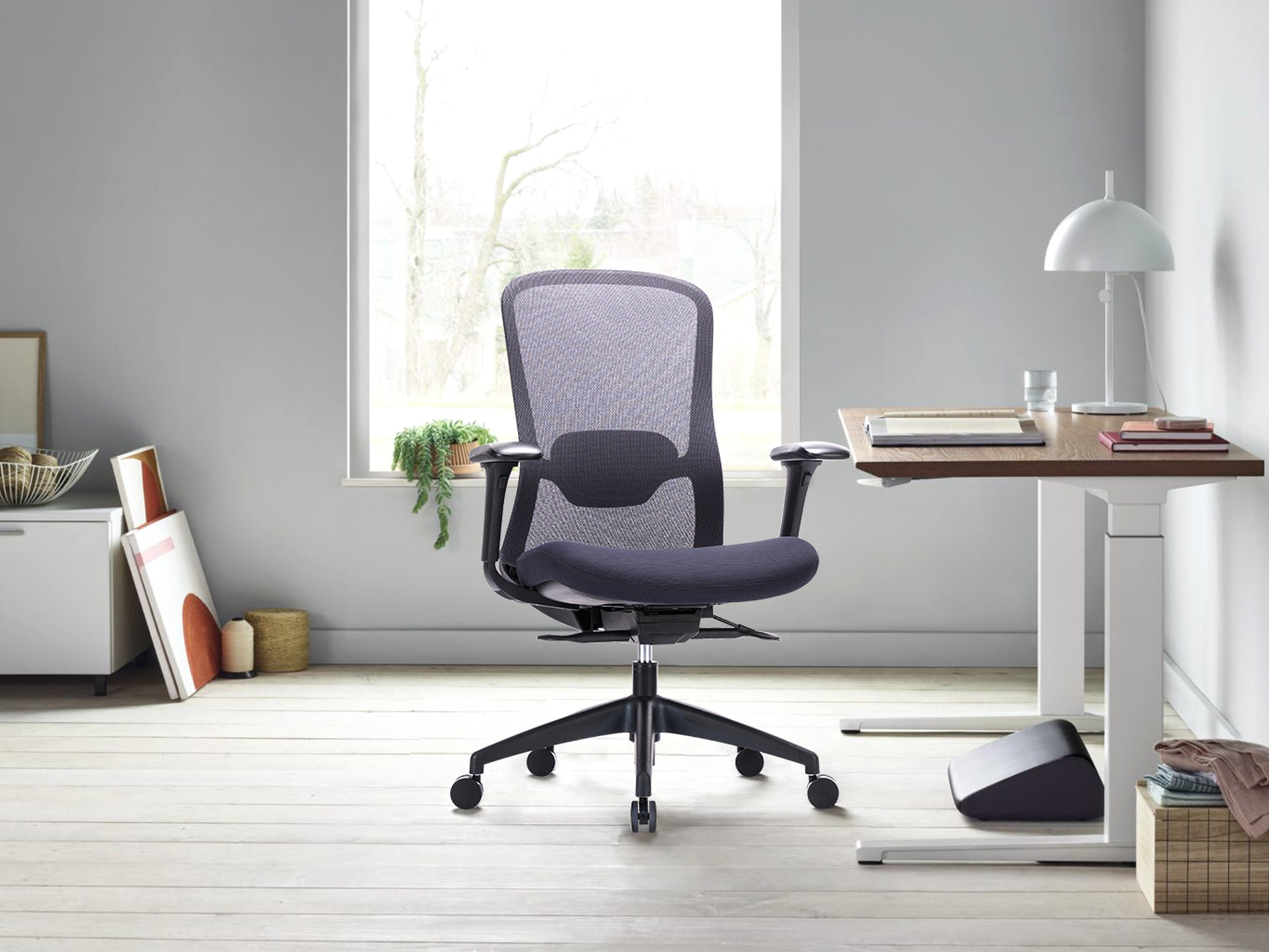 COLAMY KIRIN Ergonomic Mesh Office Chair 300lbs Mid-Back Desk Chair