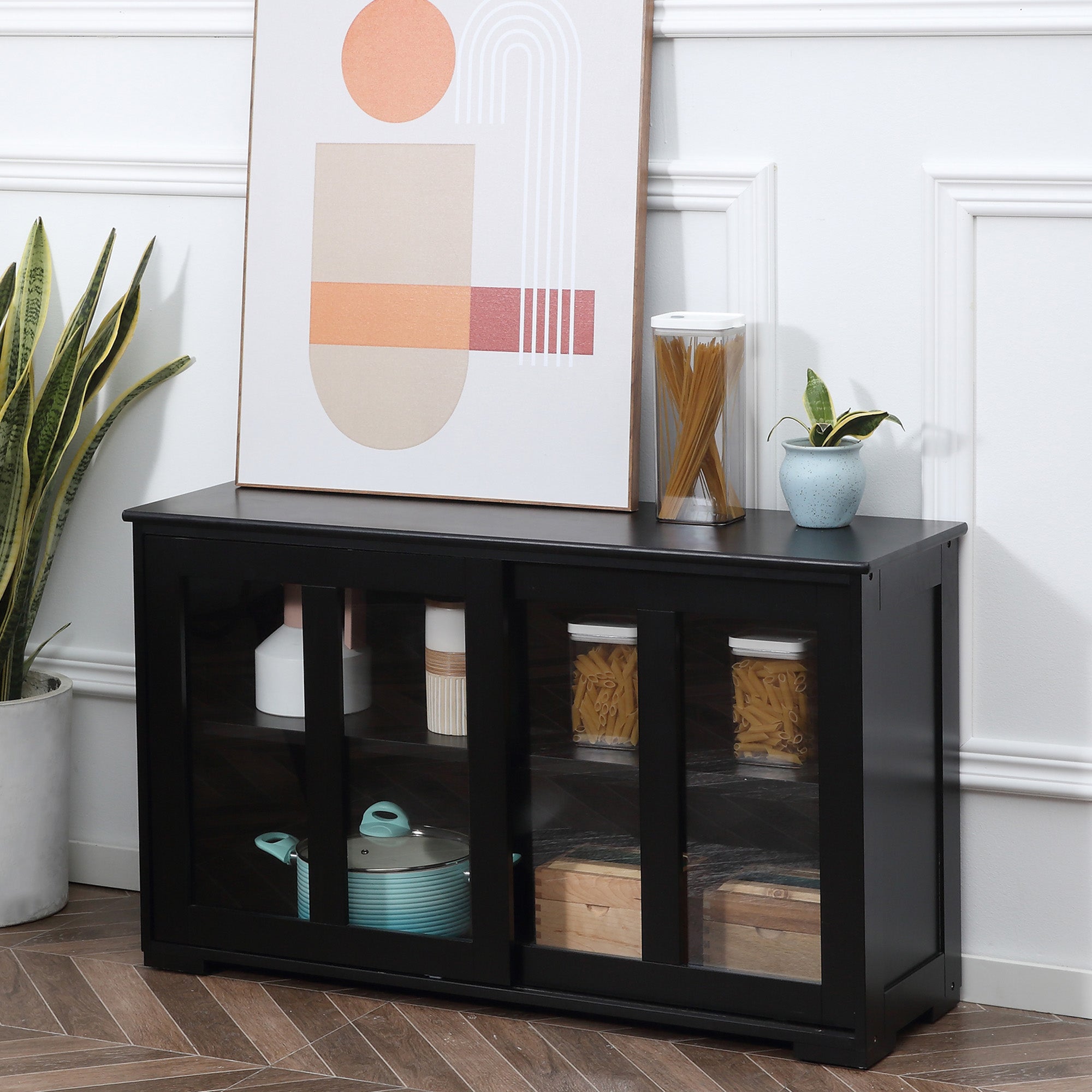 Halifax North America Modern 35.75 High Sideboard with Drawers | Mathis Home