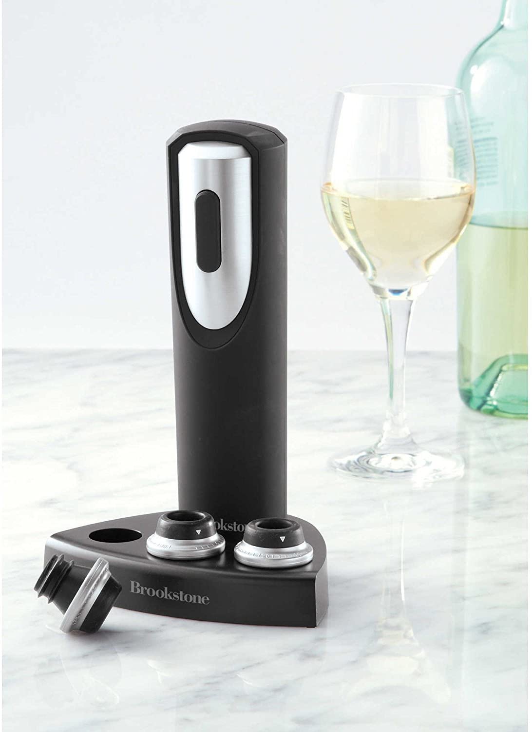 Lexi Home Automatic Wine Preserver with Wine Stoppers