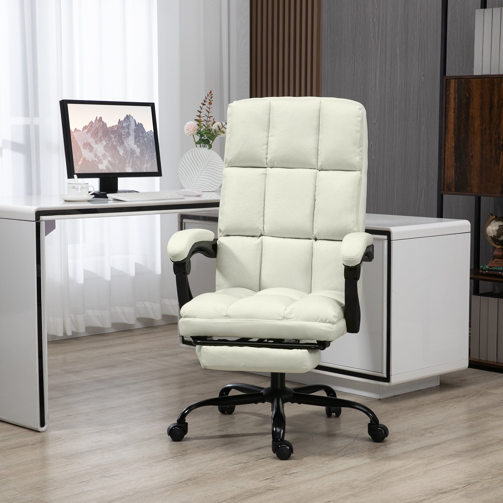 Halifax North America 6 Vibrating Massage 46 High Office Chair | Mathis Home