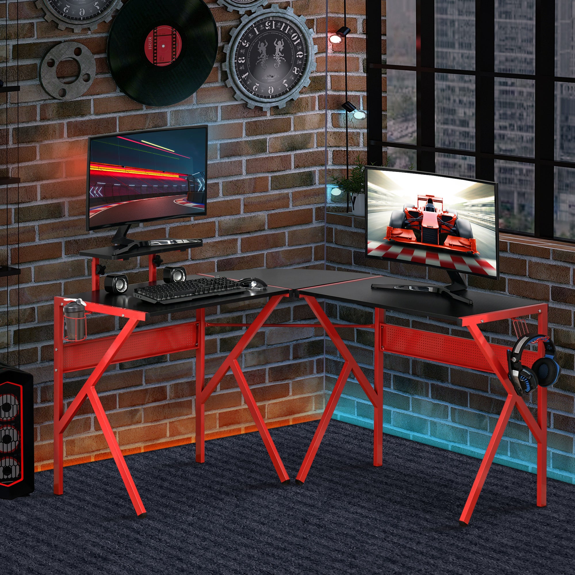 Halifax North America 28.75 High Gaming Desk | Mathis Home