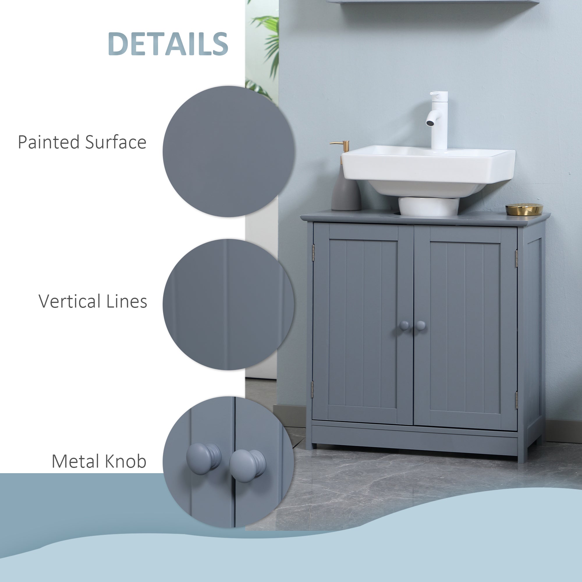 Halifax North America Pedestal Sink Storage Cabinet | Mathis Home