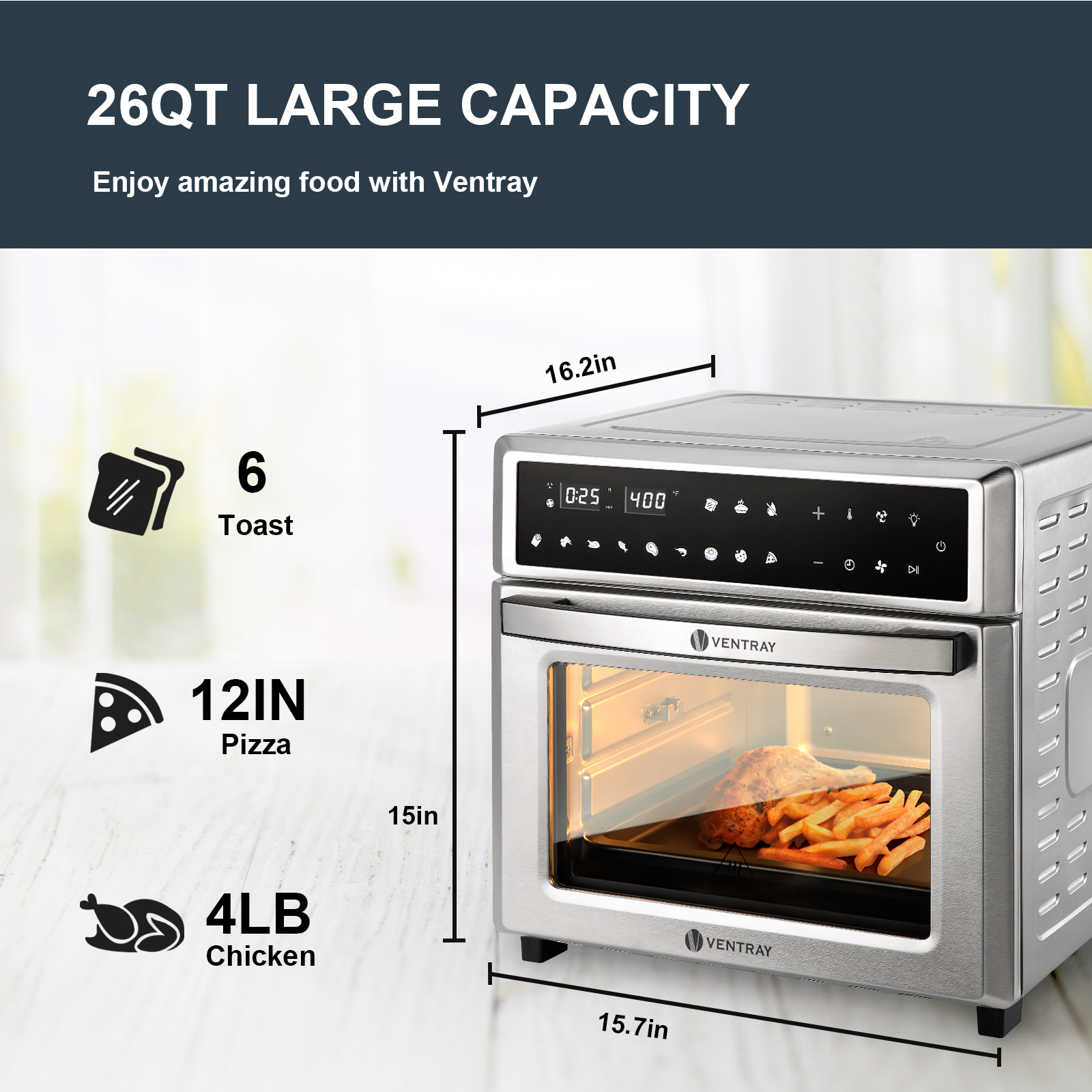 5 Benefits of Owning a Countertop Convection Oven - Ventray Recipes