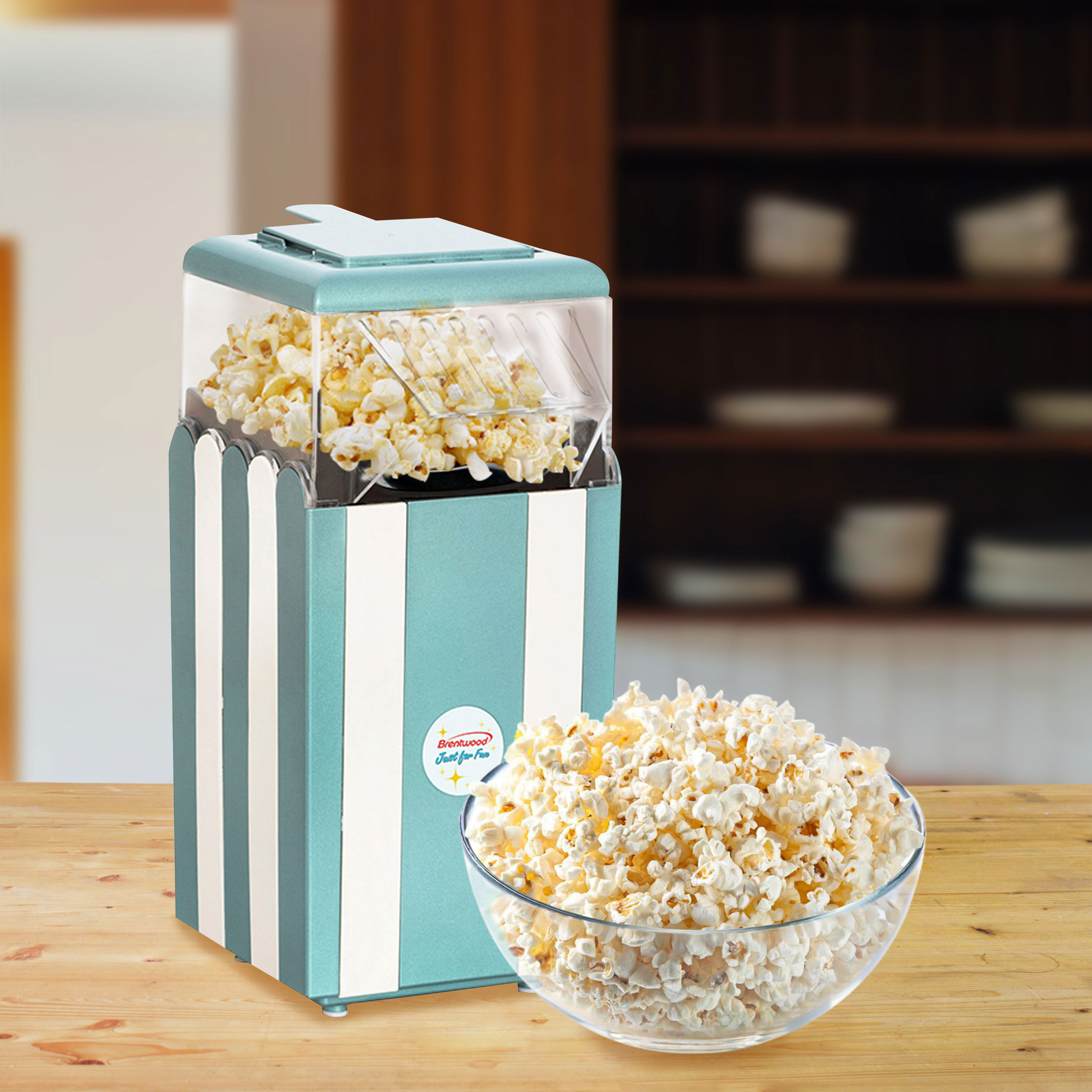 Brentwood Classic Striped 8-cup Hot Air Popcorn Maker : Target