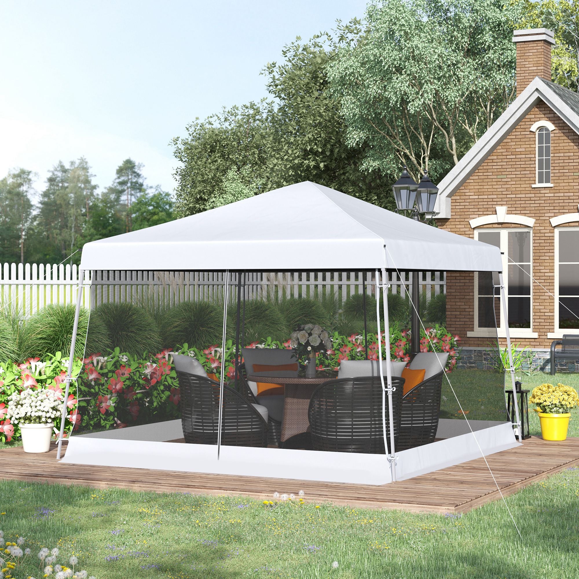 Halifax North America 12' x 12' Pop Up Canopy | Mathis Home