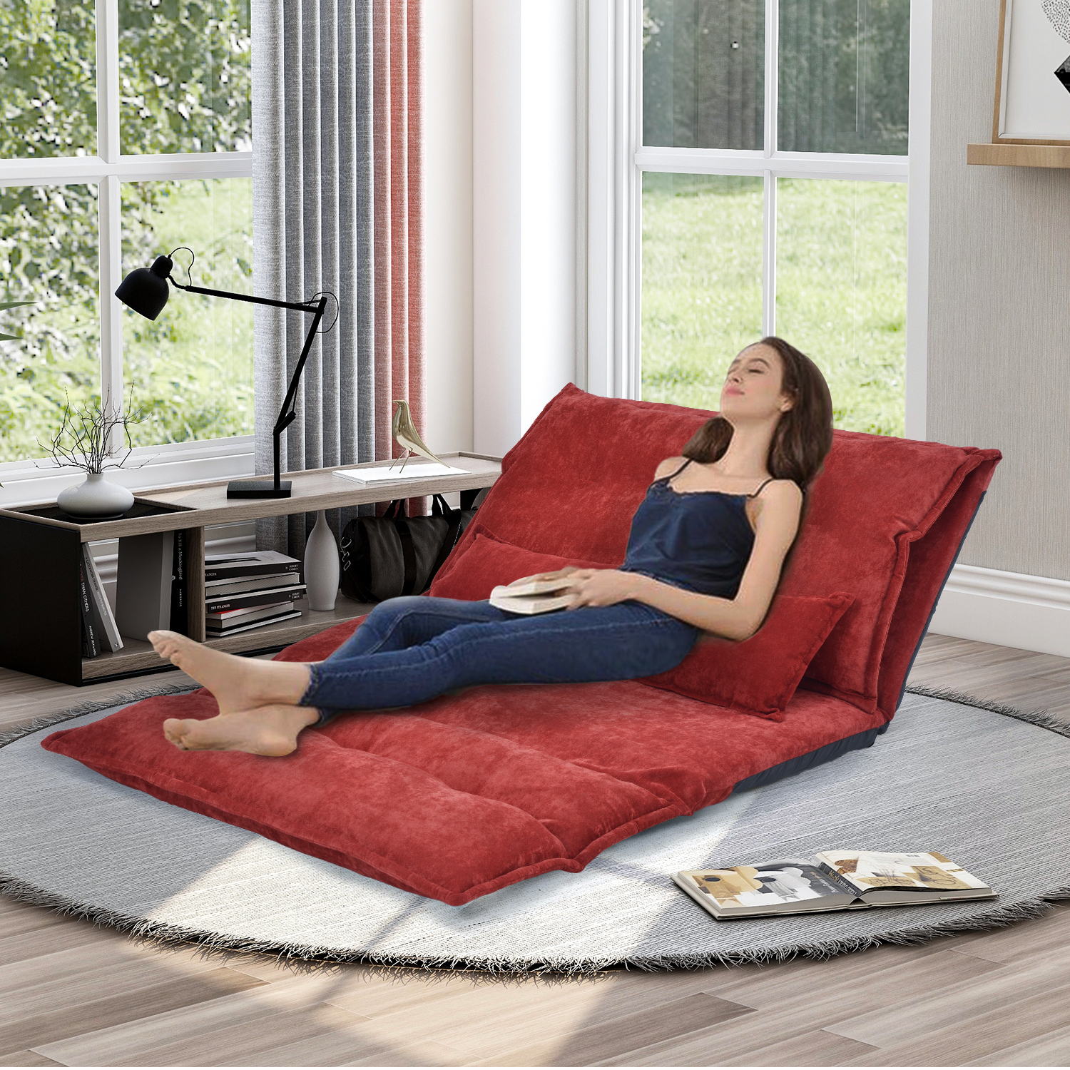 Merax floor on sale sofa bed