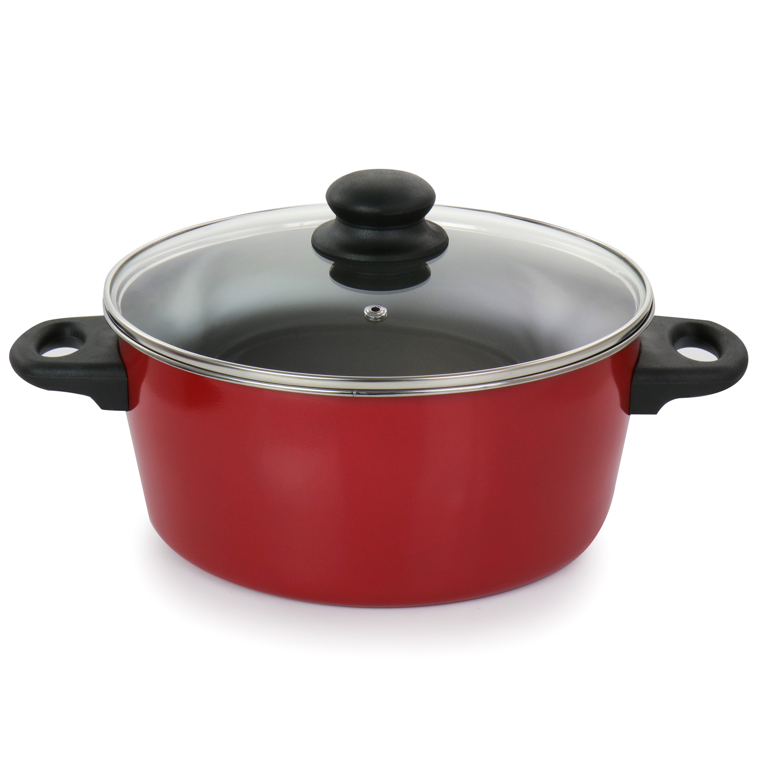 Gibson Home Armada 7 Piece Nonstick Carbon Steel Cookware Set in Red - On  Sale - Bed Bath & Beyond - 32234010