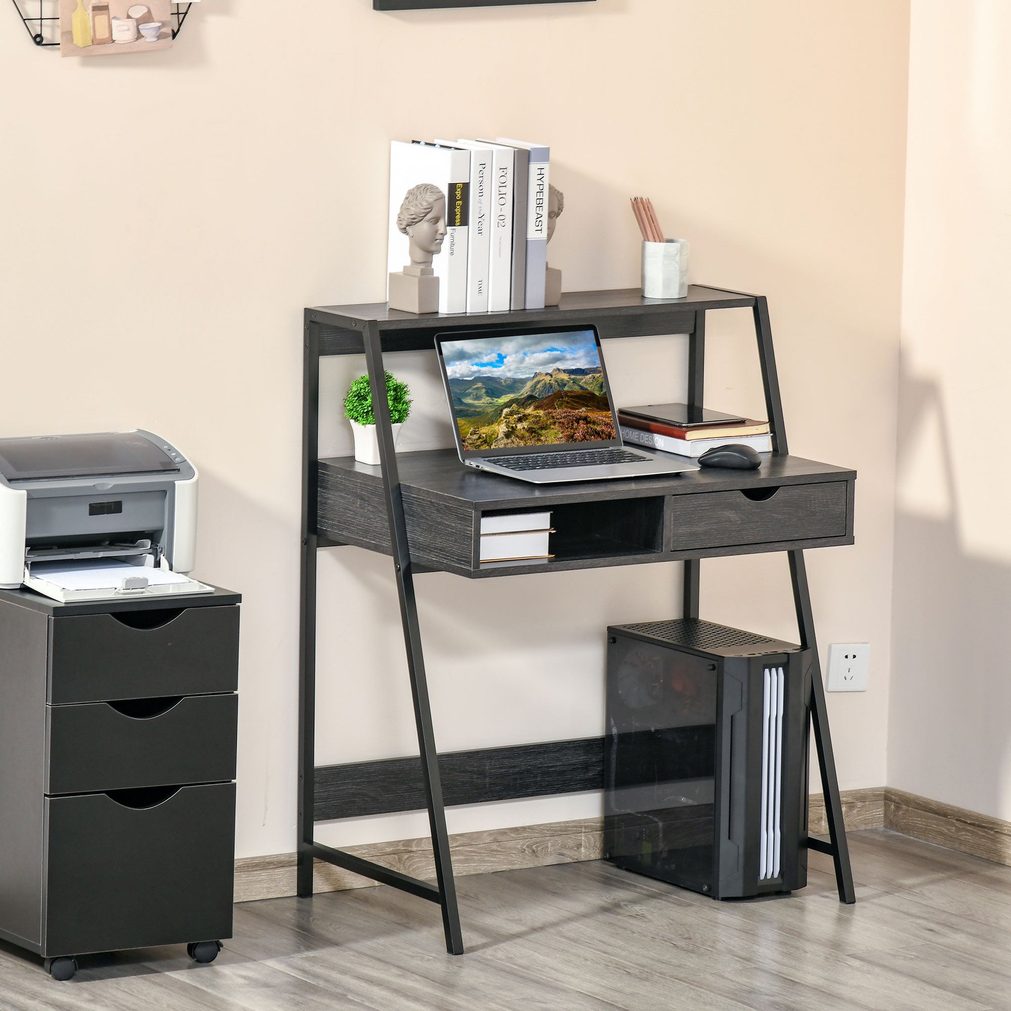 Halifax North America Computer 39.25 High Desk for Small Spaces | Mathis Home