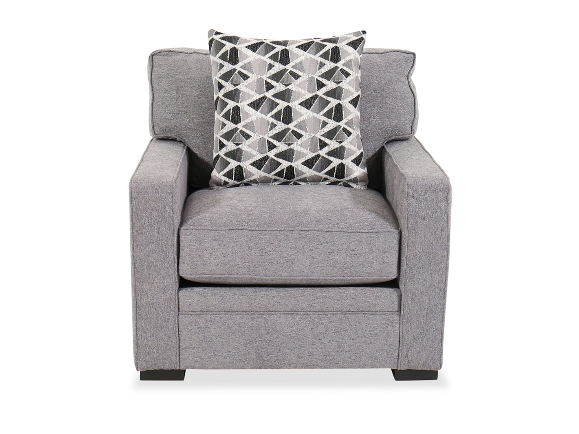 Jonathan Louis Choices - Juno Contemporary Upholstered Chair with Track  Arms, Fashion Furniture